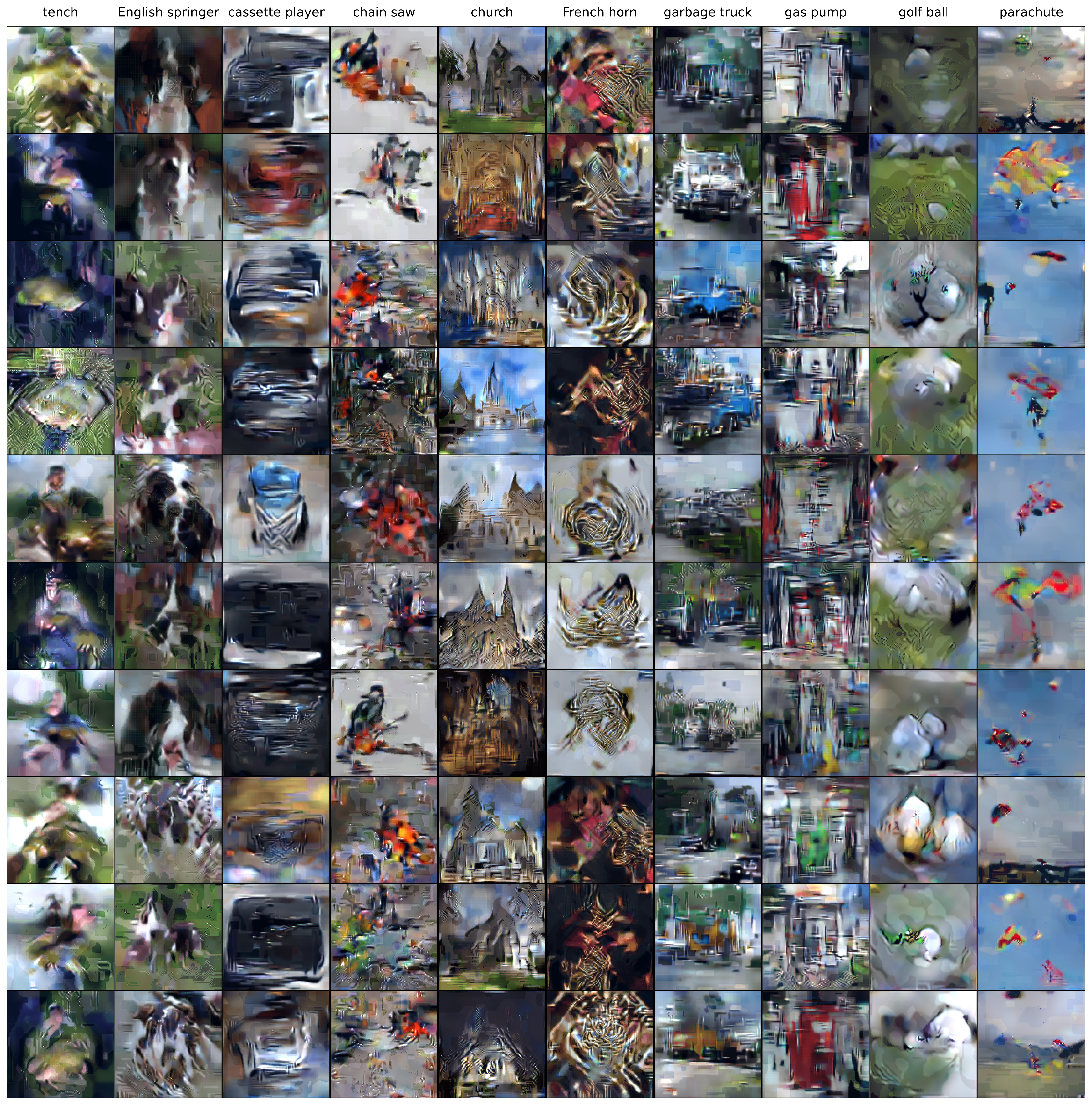 ImageNette Results